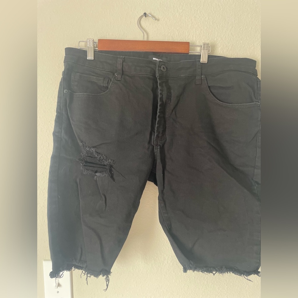 Fashion Nova Black Jean Shorts